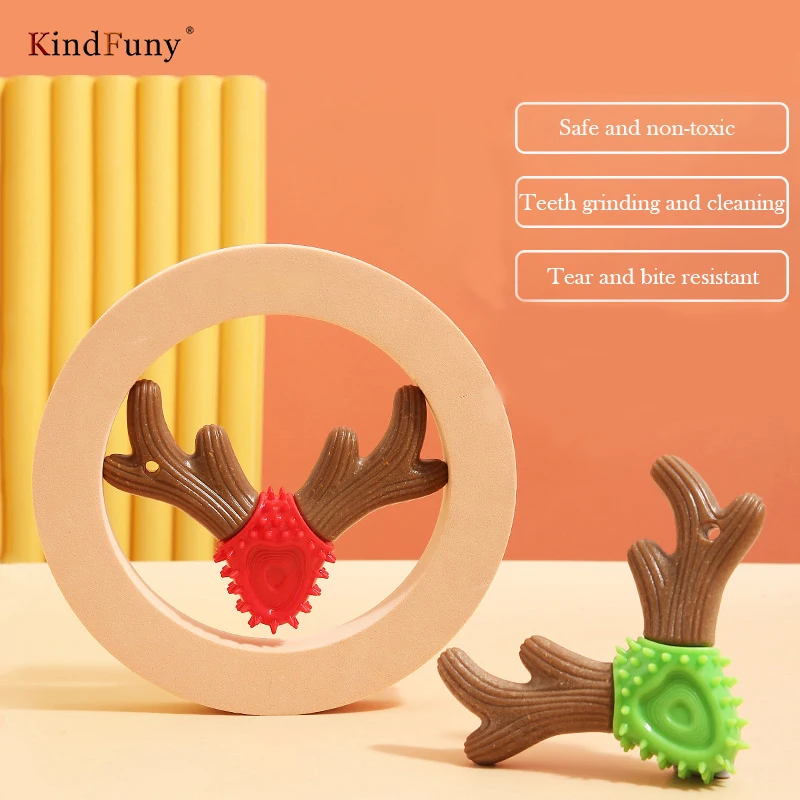 KindFuny Pet Dog Chew Toy Molars Cleaning Sticks Funny Pine Antler Shape Chew Puppy Interactive Games Wearable Biting Resistant
KindFuny Pet Dog Chew Toy Molars Cleaning Sticks Funny Pine Antler Shape Chew Puppy Interactive Games Wearable Biting Resistant
