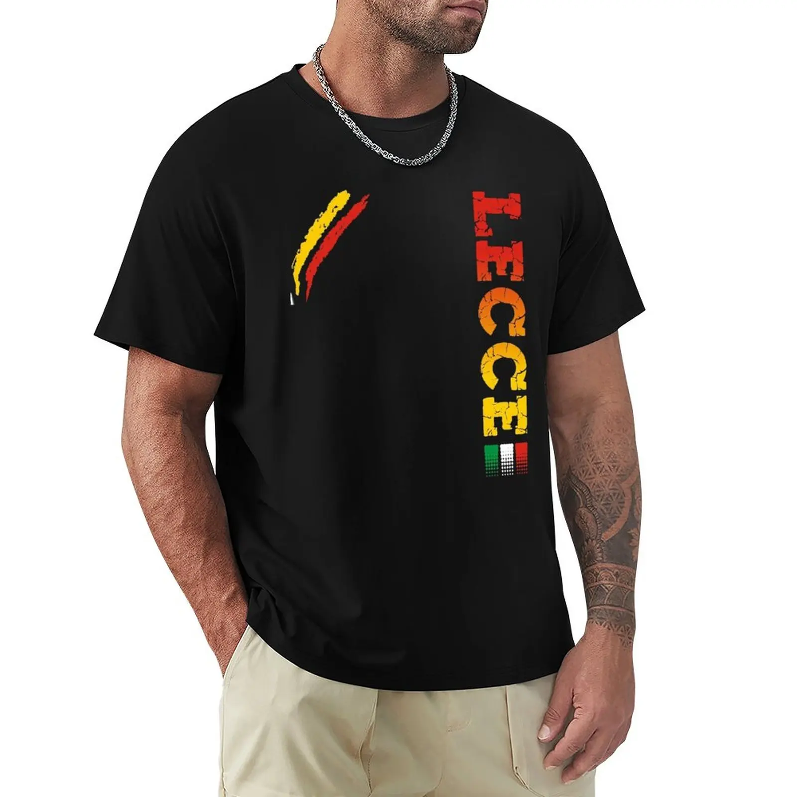 

LECCE sport maglietta calcio ultras tifosi T-Shirt new edition Short sleeve tee mens t shirts