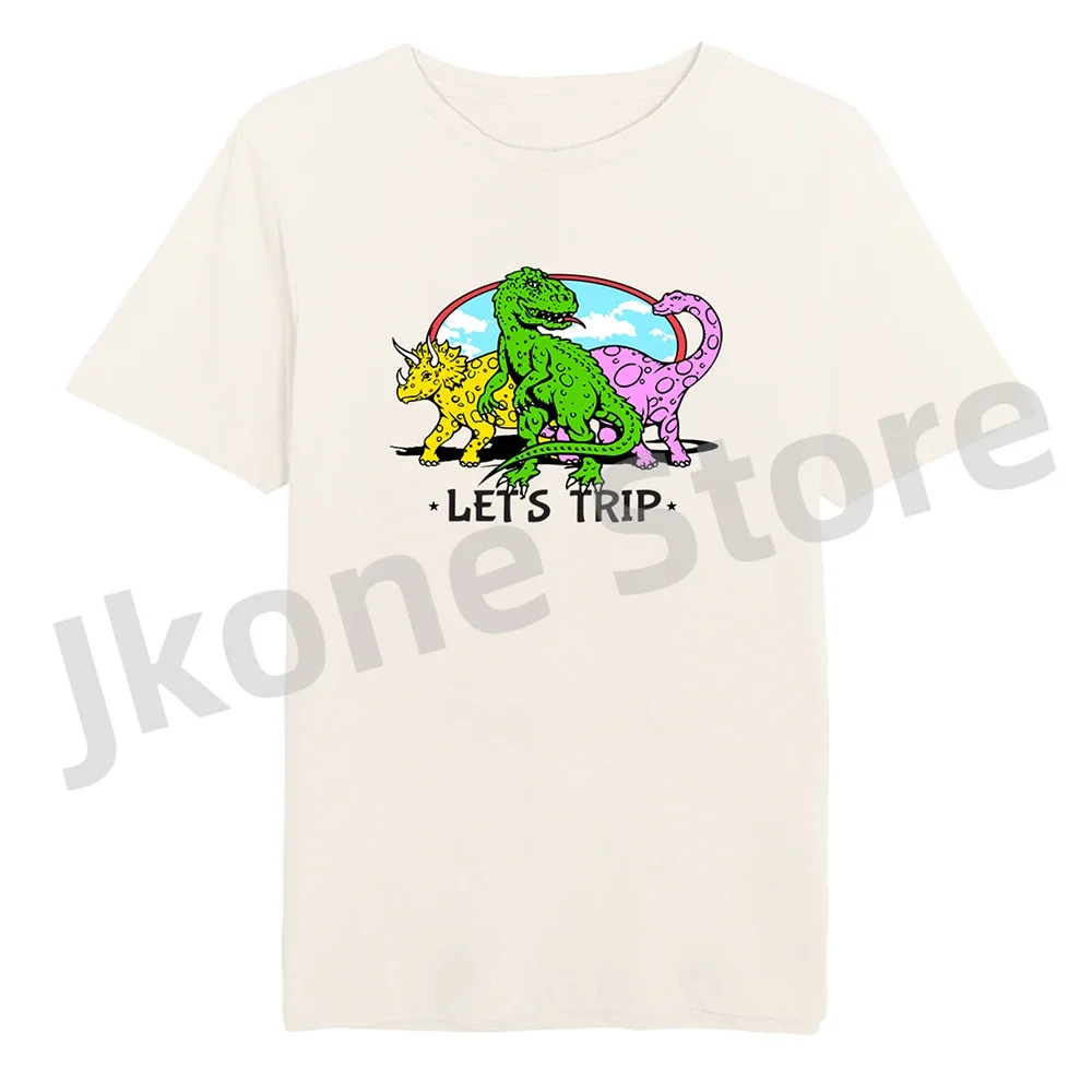 Sturniolo Triplets Let's Trip Dinosaur Tee Women Men Fashion Funny Casual Short Sleeve T-shirts
Sturniolo Triplets Let's Trip Dinosaur Tee Women Men Fashion Funny Casual Short Sleeve T-shirts