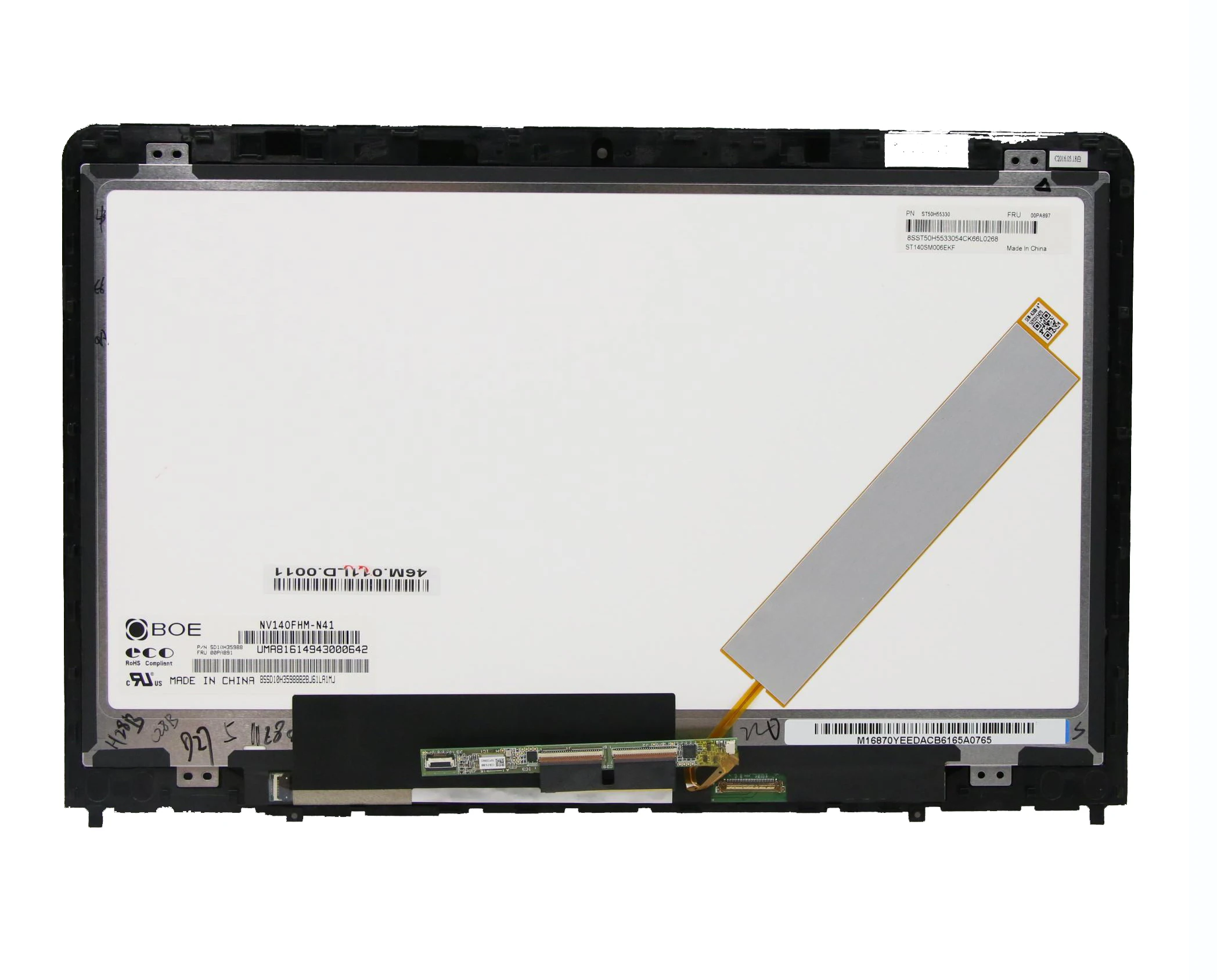 Новый Оригинальный сенсорный ЖК-экран для ThinkPad Yoga 14 с рамкой FHD 00PA897 00PA898
Новый Оригинальный сенсорный ЖК-экран для ThinkPad Yoga 14 с рамкой FHD 00PA897 00PA898