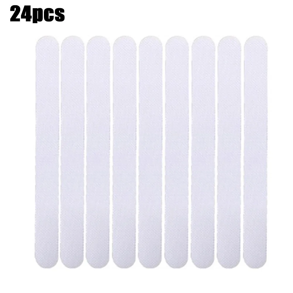 24pcs Anti-slip Strips Transparent White Shower Stickers Non Slip Bath Mat Floor Safety Tape For Bathtubs Showers Stairs Floors
24pcs Anti-slip Strips Transparent White Shower Stickers Non Slip Bath Mat Floor Safety Tape For Bathtubs Showers Stairs Floors
