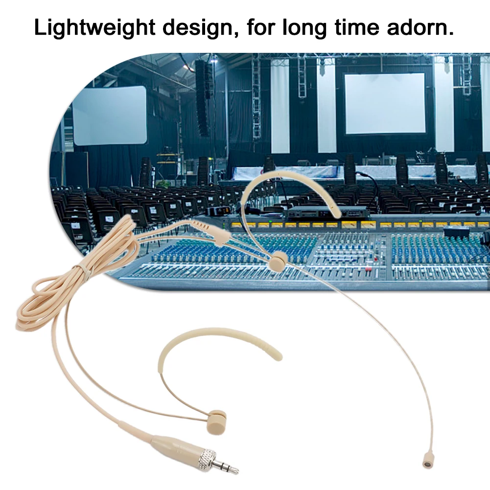 1pc Microphone Double Earhook Headset Mic Headworns Microphone For Wireless Beige Wireless System Pro Audio Equipment
1pc Microphone Double Earhook Headset Mic Headworns Microphone For Wireless Beige Wireless System Pro Audio Equipment