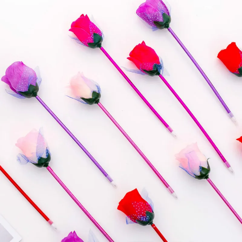 50PCS/lot Creative Cartoon Pen Rose Ballpoint Pen Valentine's Day Hua Bi Office Supplies Cool Prizes Novelty Pens for Writing
50PCS/lot Creative Cartoon Pen Rose Ballpoint Pen Valentine's Day Hua Bi Office Supplies Cool Prizes Novelty Pens for Writing