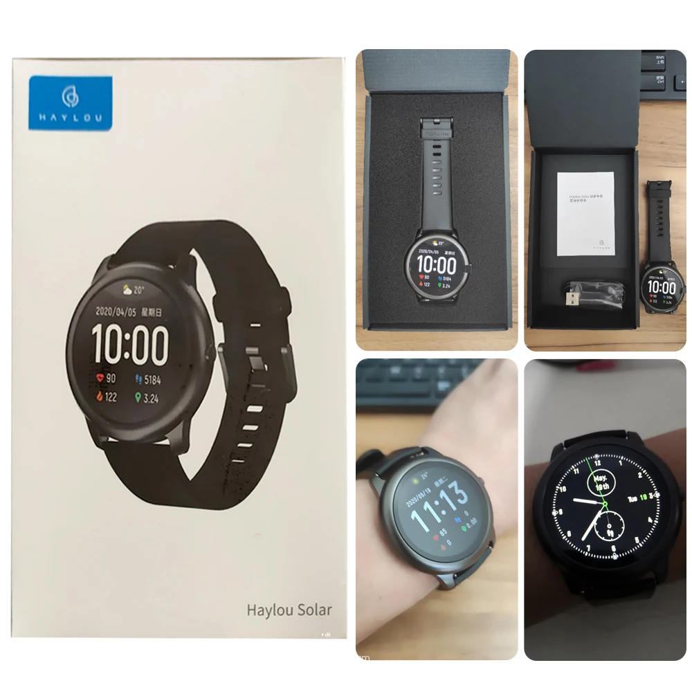 Xiaomi Haylou Solar Smartwatch Ls05 Black