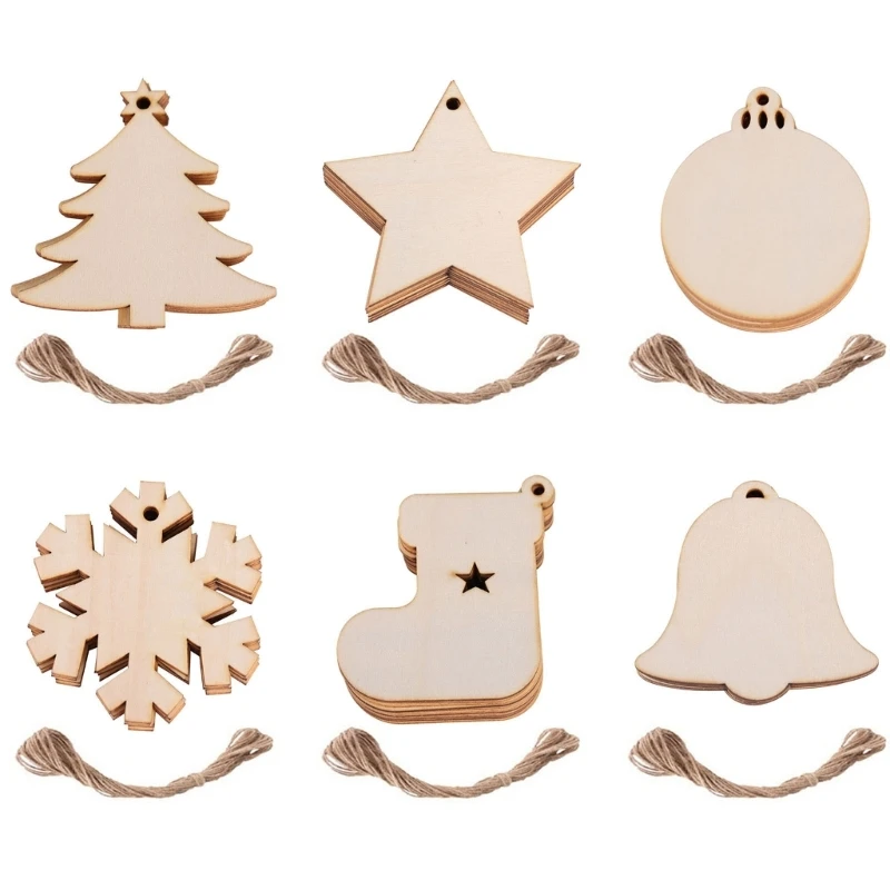 10pcs Blank Wood Christmas Ornaments Hang Pendant Decoration DIY Craft for christmas Tree decorate Unfinished Blank Pendant
10pcs Blank Wood Christmas Ornaments Hang Pendant Decoration DIY Craft for christmas Tree decorate Unfinished Blank Pendant