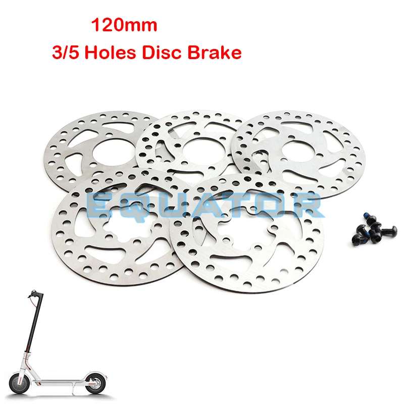 

120mm Brake Disc Rear Wheel Xiaomi Mijia Electric Scooter M365 With Hole Disc 3/5 Holes Disc Brake for Electric Scooter