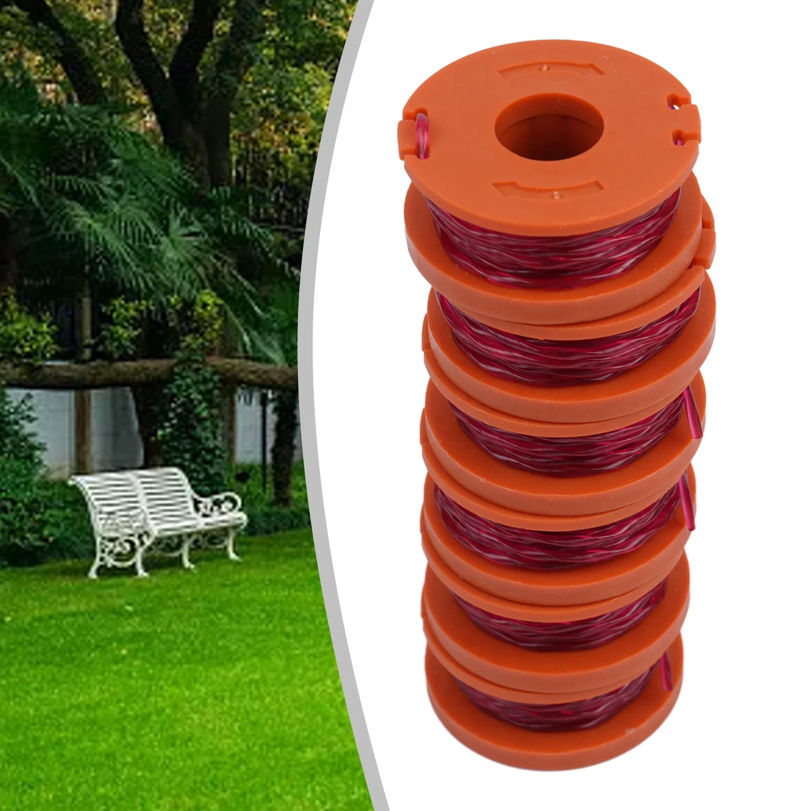 6 Pack String Trimmer Spool & Line For WORX GT / WG WG150E / WG150E.1-3 / WG151E / WG155E / WG157E / WG163E Lawn Trimmer Thread
6 Pack String Trimmer Spool & Line For WORX GT / WG WG150E / WG150E.1-3 / WG151E / WG155E / WG157E / WG163E Lawn Trimmer Thread