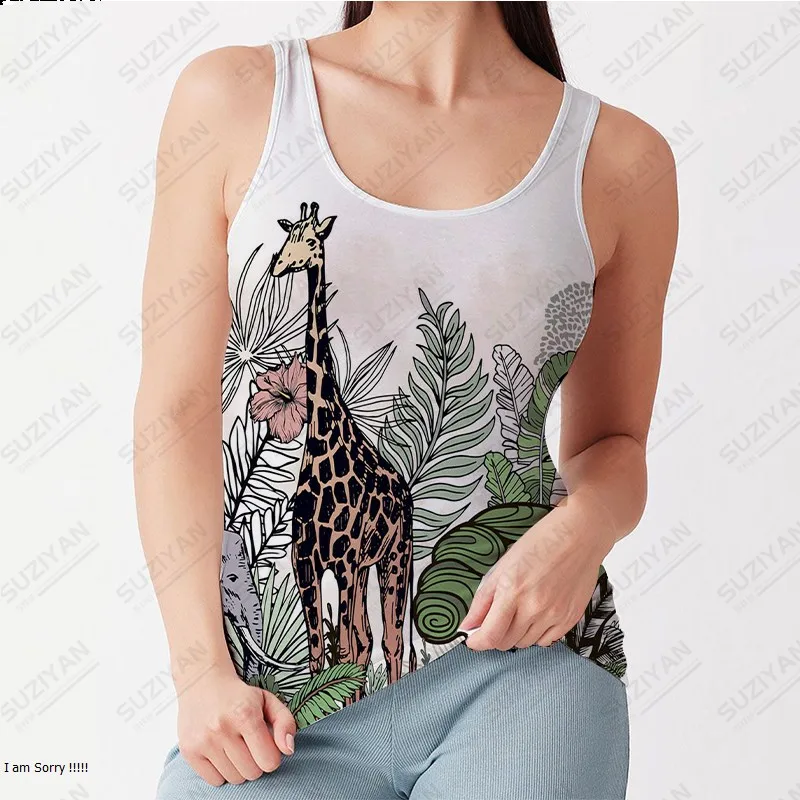 New Tight Women's Tank Top Temperament Casual Summer Hot Selling Women's Animal 3D Printing Street Breathable Women's Home Top
New Tight Women's Tank Top Temperament Casual Summer Hot Selling Women's Animal 3D Printing Street Breathable Women's Home Top