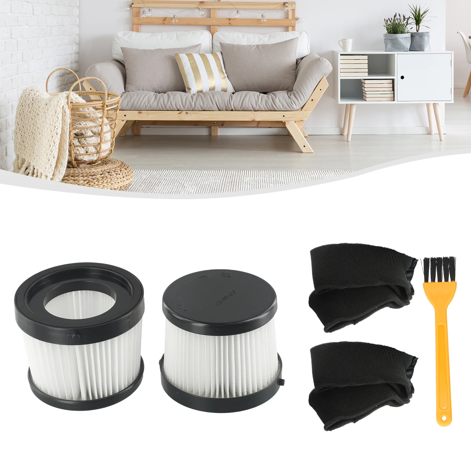 Vacuum Cleaner Parts 4 Foam Sleeve Filters DCV5011H With Brush Foam Ring Gasket For DCV501HB Cordless Handheld Washable Reusable
Vacuum Cleaner Parts 4 Foam Sleeve Filters DCV5011H With Brush Foam Ring Gasket For DCV501HB Cordless Handheld Washable Reusable
