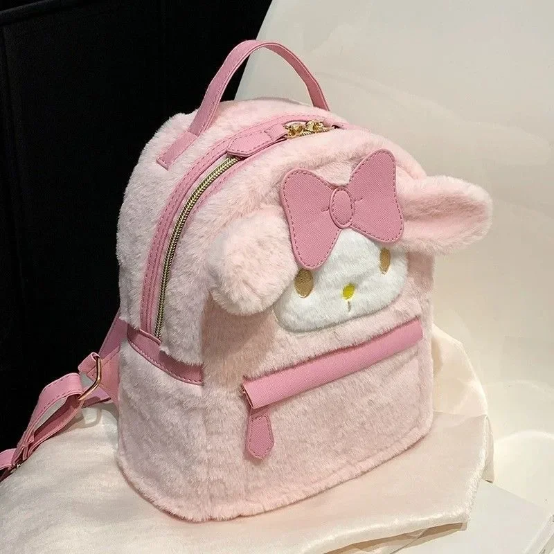 Sanrio Cinnamoroll cartoon animation Kawaii plush backpack My melody cute backpack for male and female students Christmas gift
Sanrio Cinnamoroll cartoon animation Kawaii plush backpack My melody cute backpack for male and female students Christmas gift