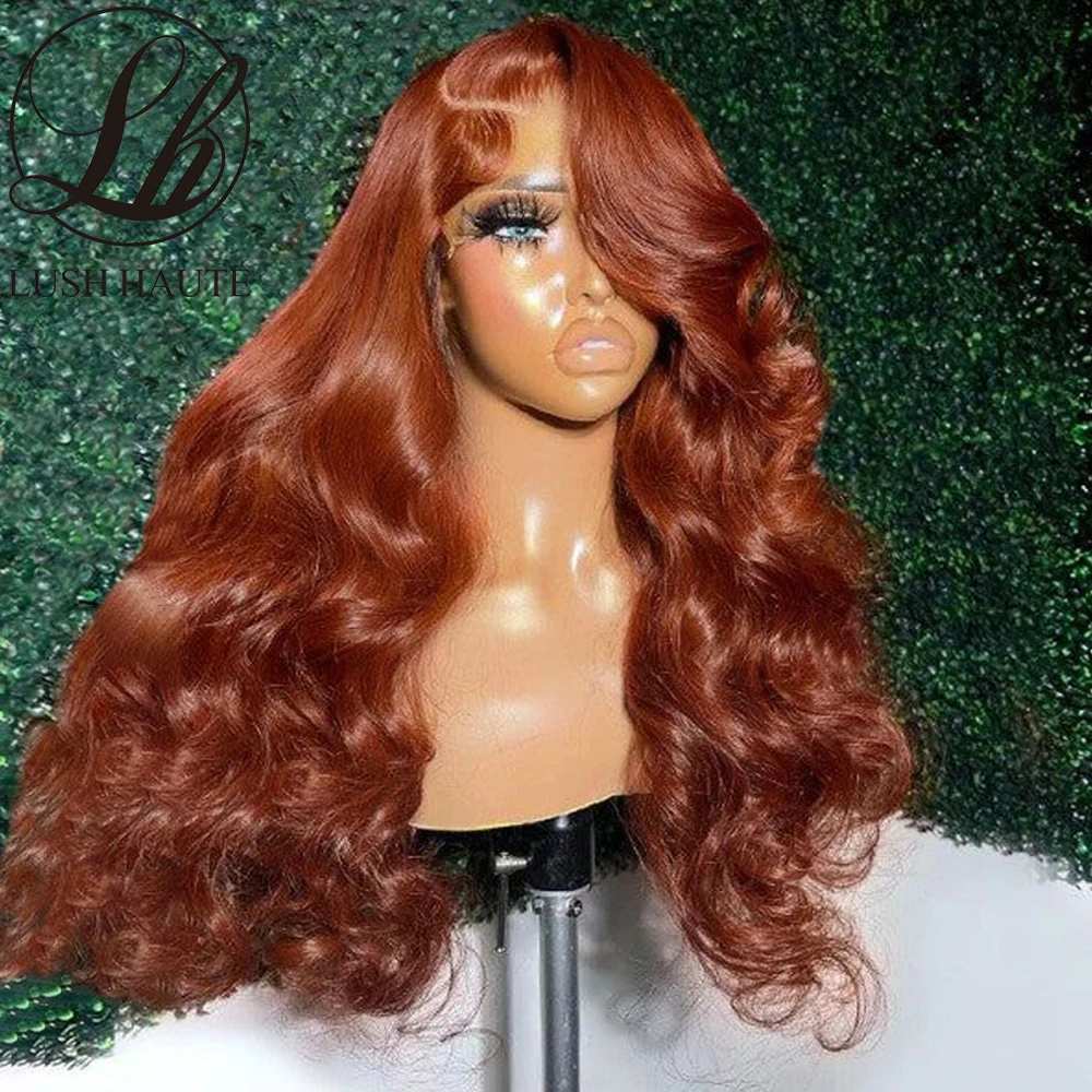 Reddish Brown Wigs For Women Body Wave 13X4 Lace Front Wigs Synthetic Omber Red Lace Frontal Wig Pre Plucked With Baby Hair Wig
Reddish Brown Wigs For Women Body Wave 13X4 Lace Front Wigs Synthetic Omber Red Lace Frontal Wig Pre Plucked With Baby Hair Wig