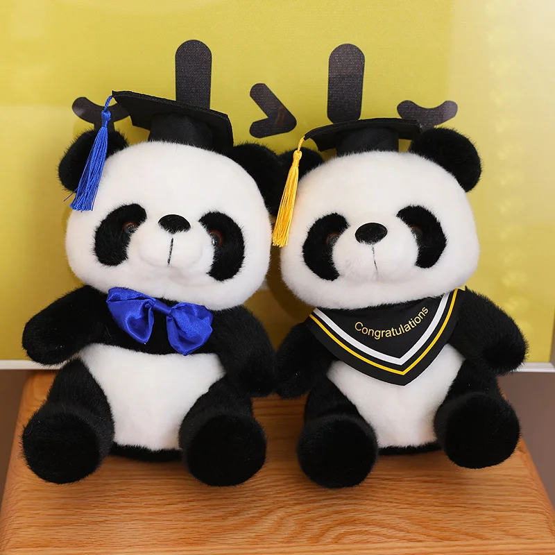26cm Kawaii Doctor Panda Plush Toys Kawaii Panda Bears with Doctorial Hat Plushie Doll Stuffed Animal Toy Kids Graduation Gift
26cm Kawaii Doctor Panda Plush Toys Kawaii Panda Bears with Doctorial Hat Plushie Doll Stuffed Animal Toy Kids Graduation Gift