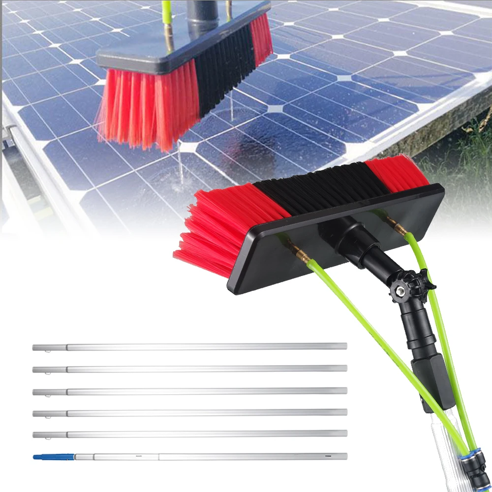 Water Fed Pole Brush 26FT For Window Solar Panel Cleaning Washing Aluminum Pole
Water Fed Pole Brush 26FT For Window Solar Panel Cleaning Washing Aluminum Pole