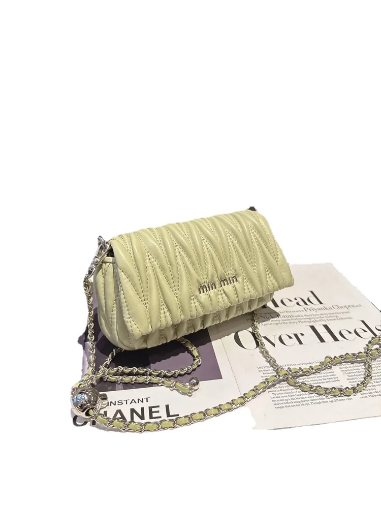 Hxl High-Grade Pleated Small Square Bag Chain Bag Underarm Shoulder Messenger Bag
Hxl High-Grade Pleated Small Square Bag Chain Bag Underarm Shoulder Messenger Bag