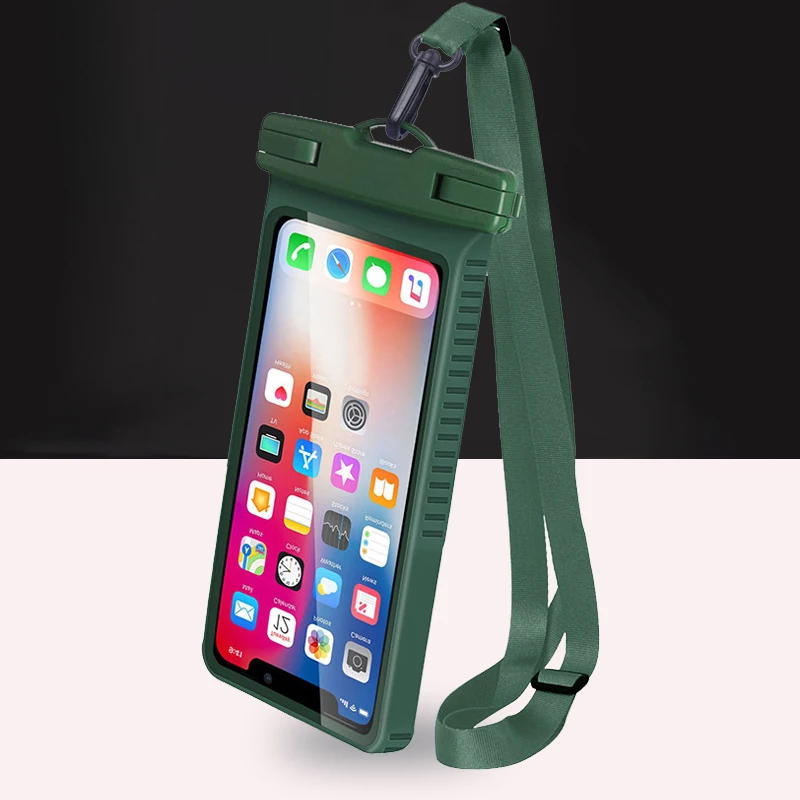 

7.0 inch 3D Anti-Falling Waterproof Bag Touchscreen TPU Swim Drifting Boating Diving Surfing River Trekking Swimming Phone Case