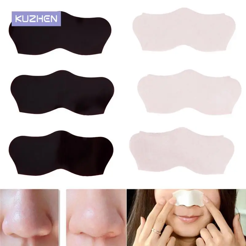 

Nose Blackhead Deep Cleansing Skin Care 10pcs Black Head Remover Nose Masks Shrink Pore Strip Black Mask Peeling Acne Treatment