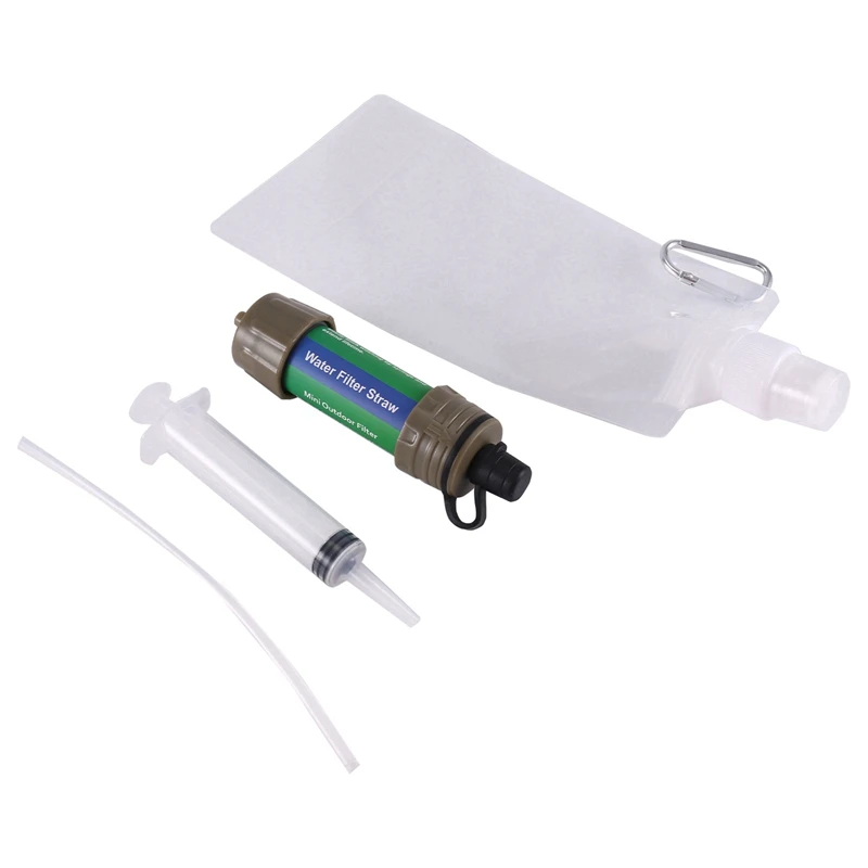 Outdoor Water Purifier Water Filter Straw Water Mini Filter Filtration System For Outdoor Activities Emergency
Outdoor Water Purifier Water Filter Straw Water Mini Filter Filtration System For Outdoor Activities Emergency