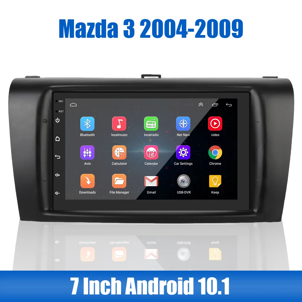 Мультимедийный плеер с сенсорным экраном, GPS, FM, видео, Wi-Fi, Bluetooth, совместим с 2 Din для Mazda 3 2004-2009, 7-дюймовый автомобильный радиоприемник, Android 10,1
Мультимедийный плеер с сенсорным экраном, GPS, FM, видео, Wi-Fi, Bluetooth, совместим с 2 Din для Mazda 3 2004-2009, 7-дюймовый автомобильный радиоприемник, Android 10,1