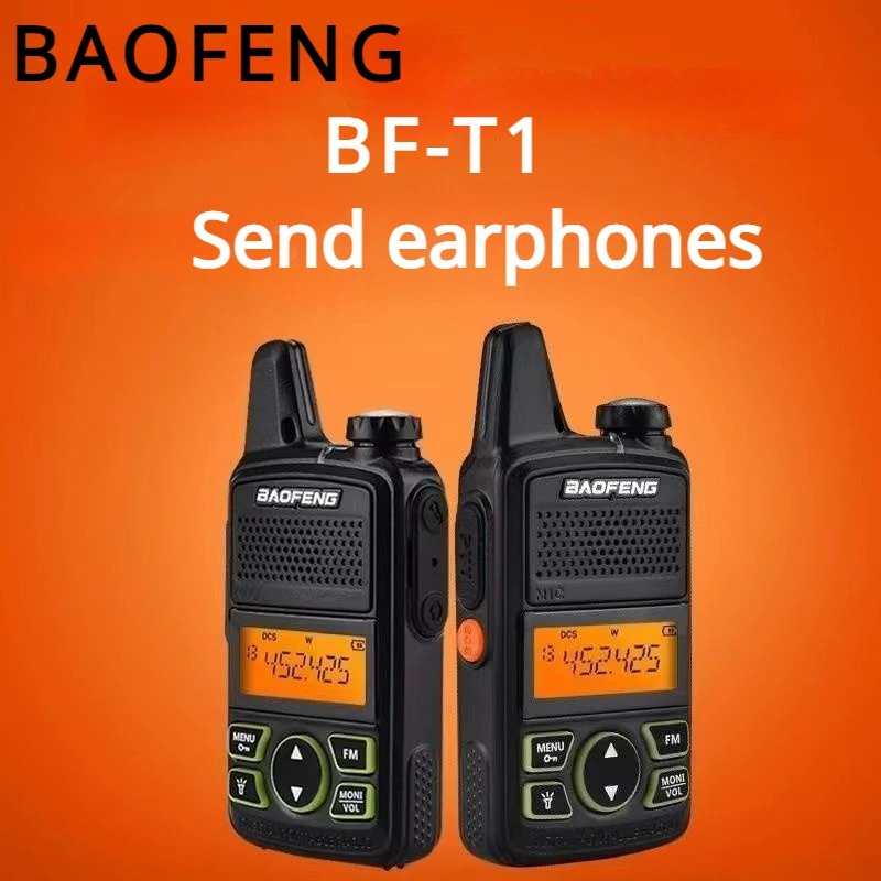 

Baofeng BF-T1 Walkie Talkie Fashion Handheld Two-Wayradio comumicador FM Radio Office Mall Camping Walkie Talkie Transceiver
