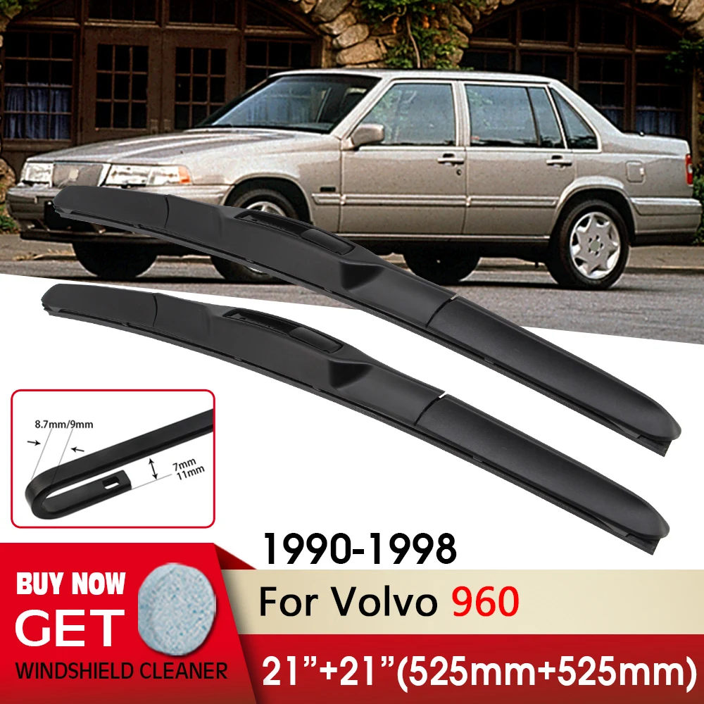 Car Wiper RHD & LHD Front Wiper Blades 21"+21" For Volvo 960 1990-1998 Fit U Hook Arm Windshield Windscreen Front Window
Car Wiper RHD & LHD Front Wiper Blades 21"+21" For Volvo 960 1990-1998 Fit U Hook Arm Windshield Windscreen Front Window