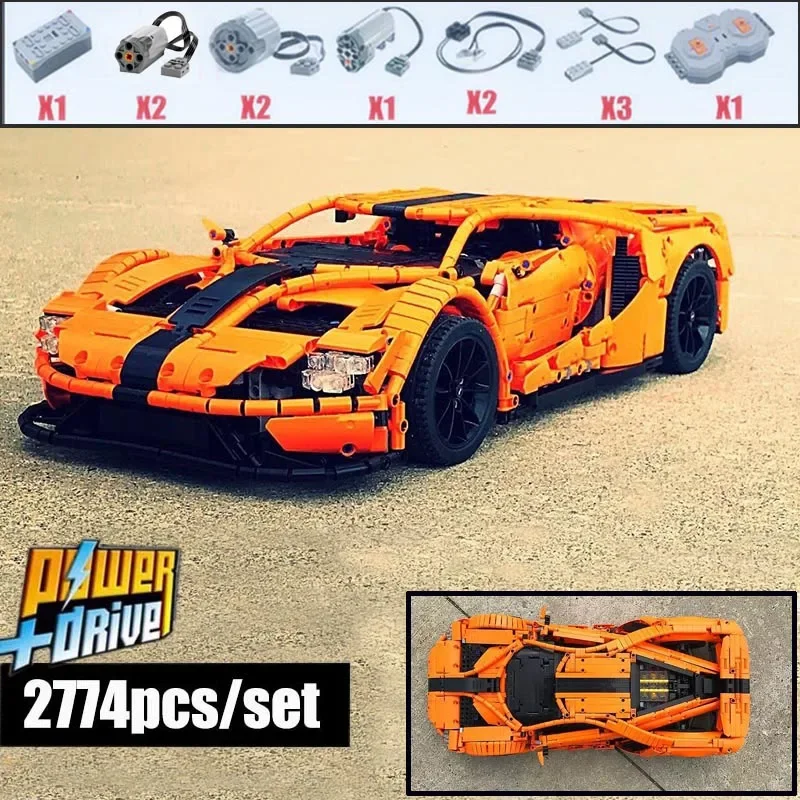 MOC-10792 классический электронный RC Supercar GT спортивный автомобиль в сборе, модель строительного блока • 2774 деталей, детская игрушка на день рождения, подарок
MOC-10792 классический электронный RC Supercar GT спортивный автомобиль в сборе, модель строительного блока • 2774 деталей, детская игрушка на день рождения, подарок