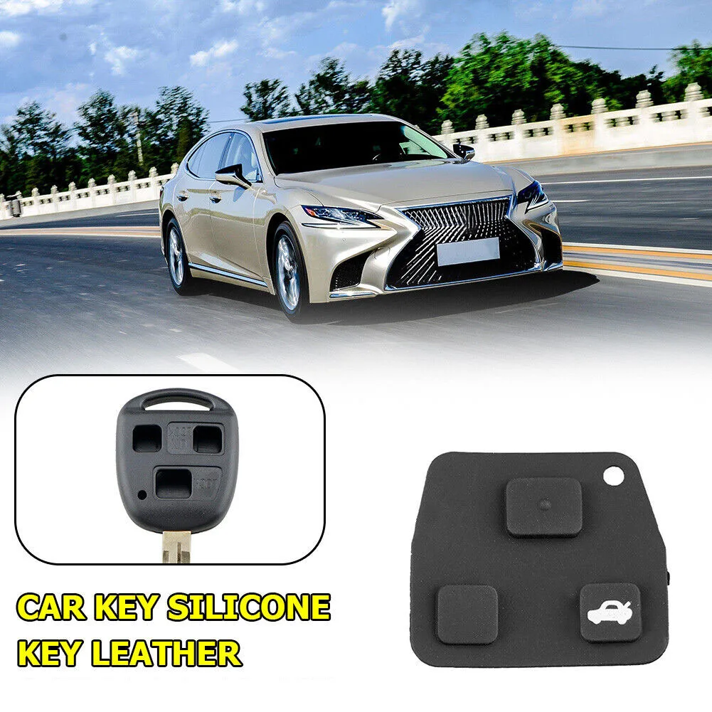 3 Button Car Rubber Key Pad Fit For Toyota Rubber Black Straight Button Leather Silicone Pad Auto Accessories Easy Install
3 Button Car Rubber Key Pad Fit For Toyota Rubber Black Straight Button Leather Silicone Pad Auto Accessories Easy Install