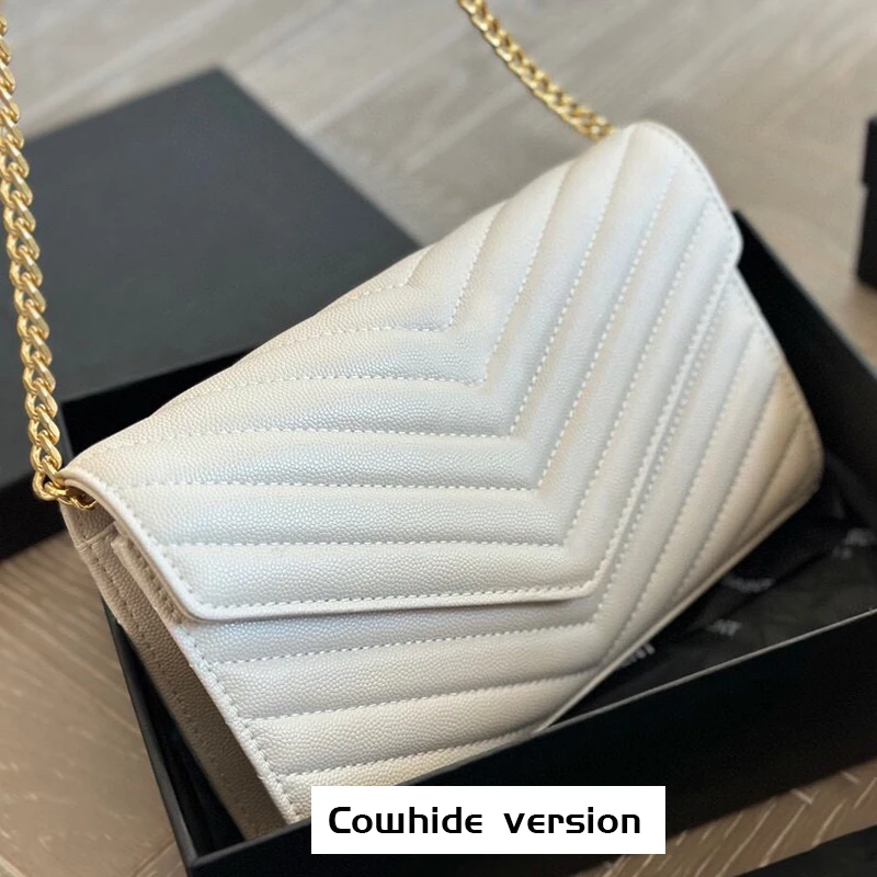 Luxury Bags 2024 Luxury Designer Chain Fashion Women's Shoulder Bag Handmade Genuine Leather Cowhide Crossbody Bag Top Quality
Luxury Bags 2024 Luxury Designer Chain Fashion Women's Shoulder Bag Handmade Genuine Leather Cowhide Crossbody Bag Top Quality