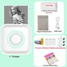 Mini Portable Photo Printer Pocket Thermal Printing Impresoras Bluetooth-compatible For Mobile phone Android and iOS Gifts Mini Portable Photo Printer Pocket Thermal Printing Impresoras Bluetooth-compatible For Mobile phone Android and iOS Gifts