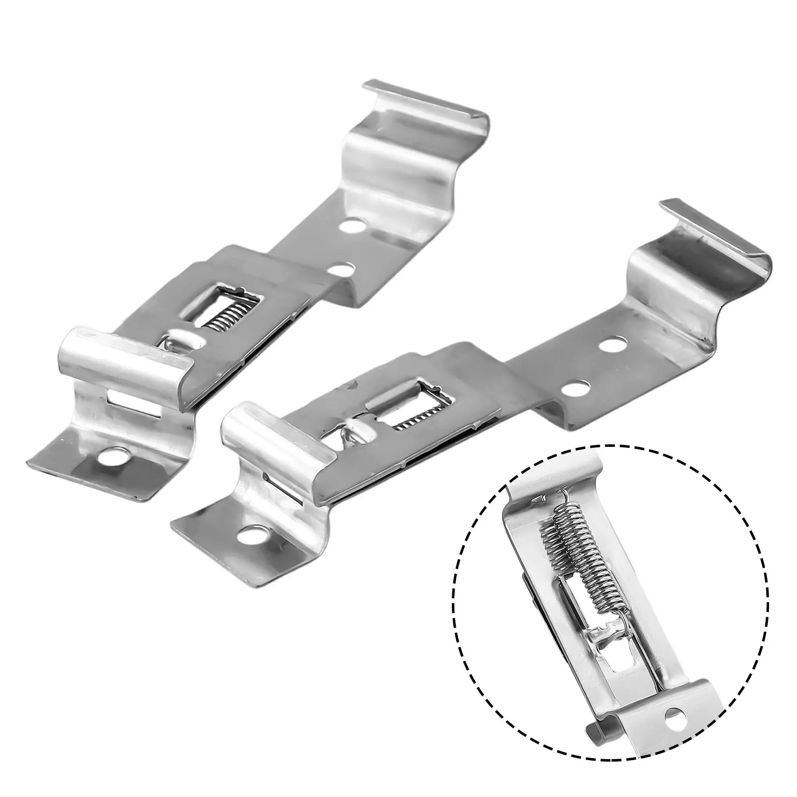 2pcs Car Plate License Fixed Frame Clips Spring Bracket Anti-theft Stainless Steel For Truck Car Trailer Loaded Bracket
2pcs Car Plate License Fixed Frame Clips Spring Bracket Anti-theft Stainless Steel For Truck Car Trailer Loaded Bracket