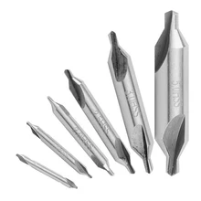 6 Pcs HSS Combined Center Drill Kit Countersink Bit Mill Tackle Tool Drill Set For Producing Center Holds 5/3/2.5/2/1.5/1mm
6 Pcs HSS Combined Center Drill Kit Countersink Bit Mill Tackle Tool Drill Set For Producing Center Holds 5/3/2.5/2/1.5/1mm