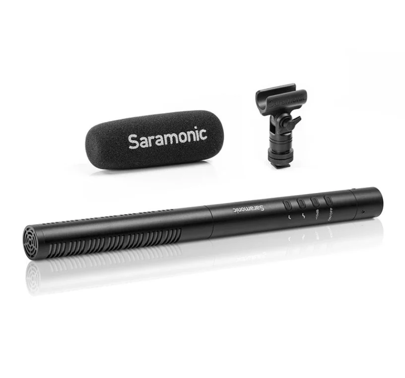 Saramonic SR-TM1 11" Professional Cardioid Broadcast XLR Condenser Shotgun Microphone
Saramonic SR-TM1 11" Professional Cardioid Broadcast XLR Condenser Shotgun Microphone
