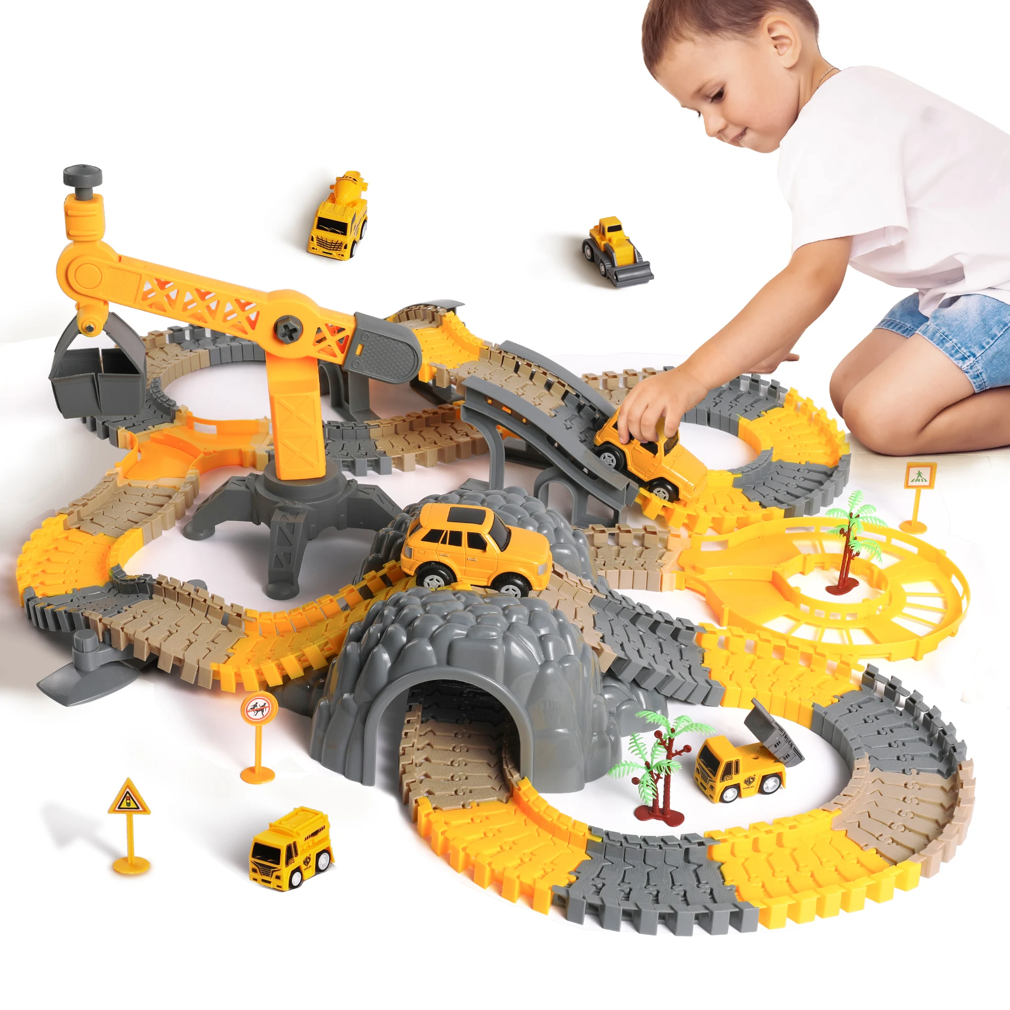 Children's DIY Assembly Children's Toys Baby Plastic Marble Running Overpass Car Automotive Engineering Car Toys
Children's DIY Assembly Children's Toys Baby Plastic Marble Running Overpass Car Automotive Engineering Car Toys