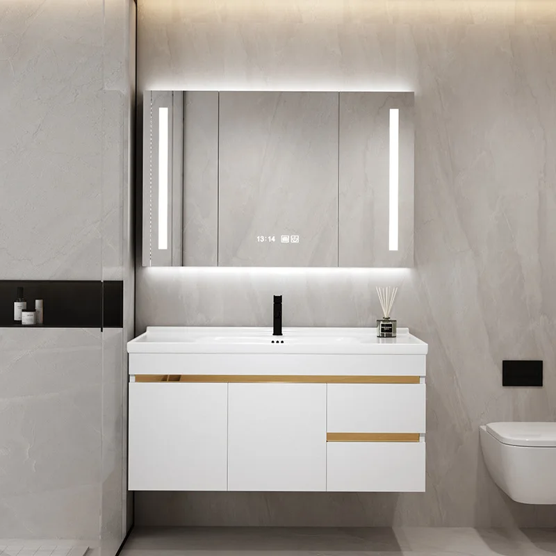 Nordic style solid wood bathroom cabinet combination bathroom washstand washbasin paint-free bathroom
Nordic style solid wood bathroom cabinet combination bathroom washstand washbasin paint-free bathroom