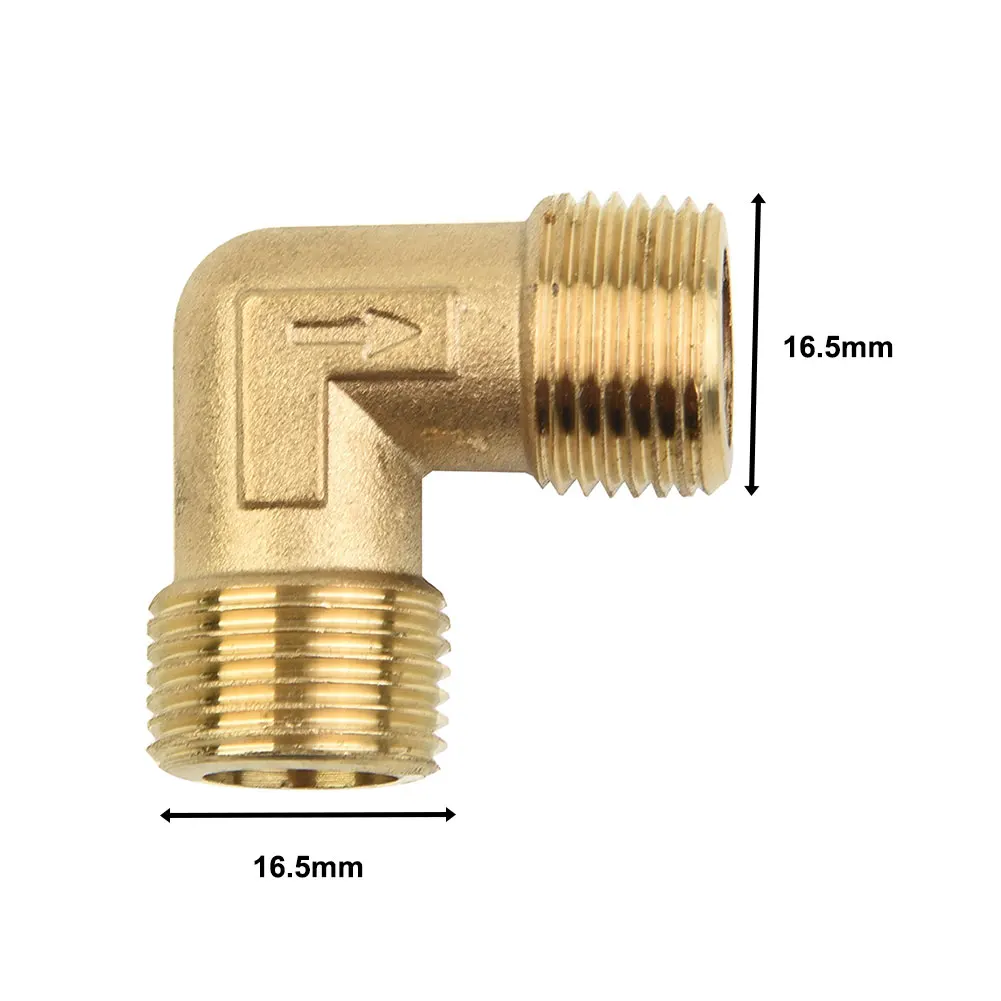 High Quality New Elbow Coupler Male To Male Part Replacement Fitting For Air Compressor 1.2x1.2x0.51inch 16.5mm
High Quality New Elbow Coupler Male To Male Part Replacement Fitting For Air Compressor 1.2x1.2x0.51inch 16.5mm