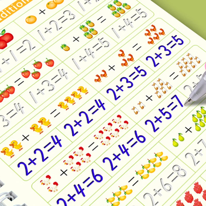 4pcs Magic Groove Practice Copybook Pen Preschools English Verison Kids Calligraphy Children Reusable Writing Book Free Wiping
4pcs Magic Groove Practice Copybook Pen Preschools English Verison Kids Calligraphy Children Reusable Writing Book Free Wiping