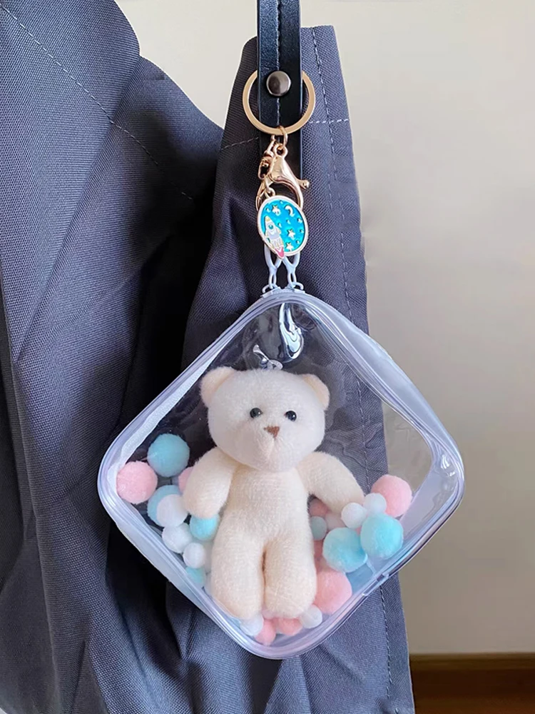 Transparent PVC Mystery Box Zipper Doll Bag Plush Dolls Storage Pouch Thicken Keychain Wallet Plush Toys Display Stand Case
Transparent PVC Mystery Box Zipper Doll Bag Plush Dolls Storage Pouch Thicken Keychain Wallet Plush Toys Display Stand Case
