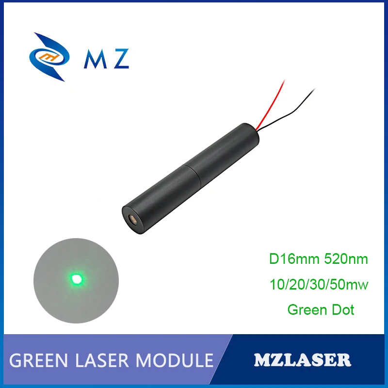Зеленый точечный лазерный диодный модуль D16mm 520nm 10/20/30/50 МВт, однорежимный стеклянный объектив высокого качества промышленного класса
Зеленый точечный лазерный диодный модуль D16mm 520nm 10/20/30/50 МВт, однорежимный стеклянный объектив высокого качества промышленного класса
