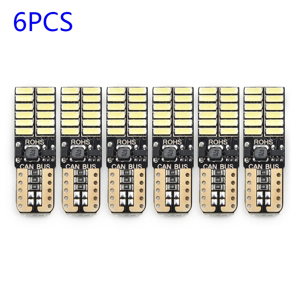 6pcs Car T10 LED Lights Bulb 6000K Super Bright White Error Free Fit For -Mercedes W204 5W DC12-24V Replacement Accessories
6pcs Car T10 LED Lights Bulb 6000K Super Bright White Error Free Fit For -Mercedes W204 5W DC12-24V Replacement Accessories