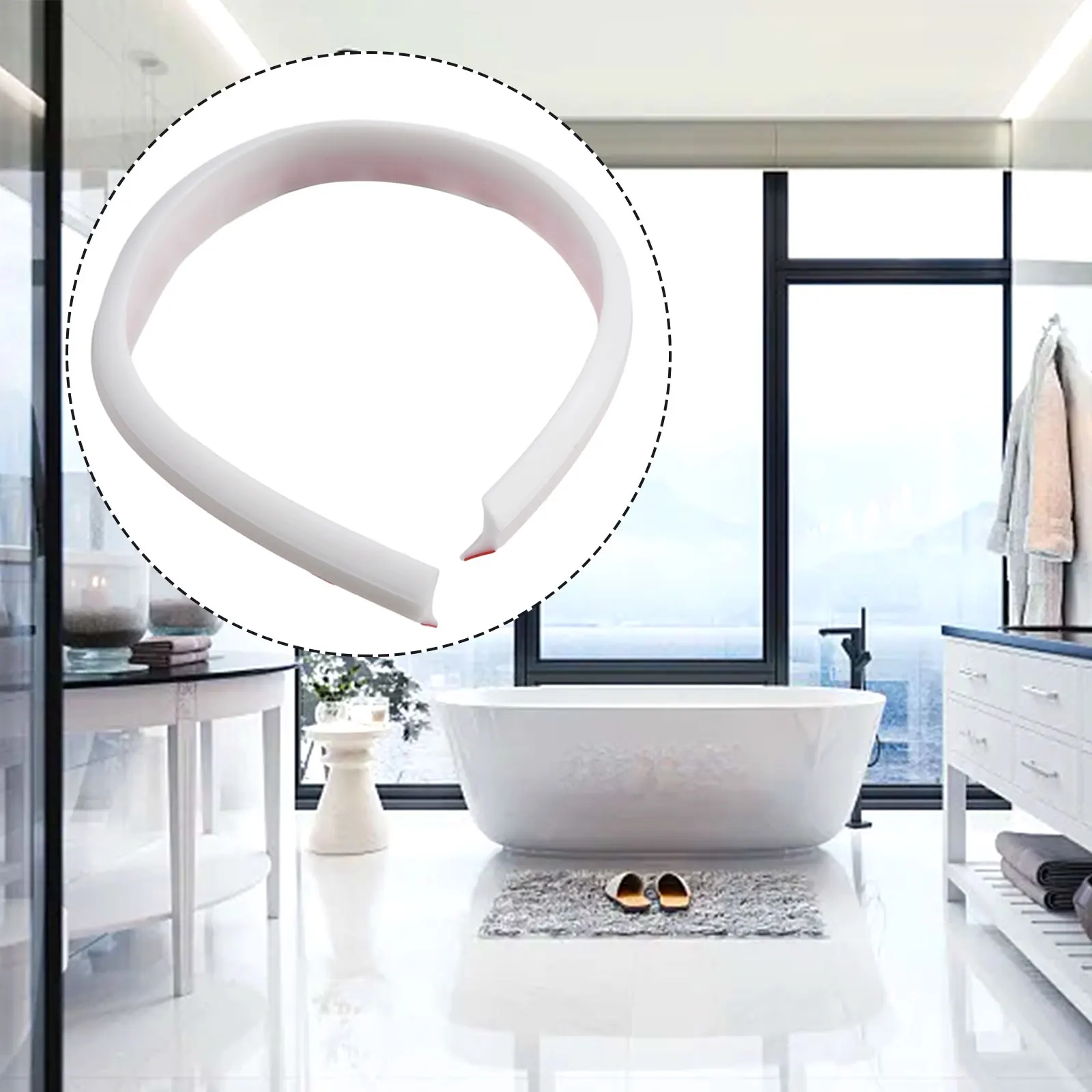 Shower Barrier Water Barrier Bathroom Water Stopper Strip Shower Barrier Water Retaining Strip Door Bottom Sealing Strip
Shower Barrier Water Barrier Bathroom Water Stopper Strip Shower Barrier Water Retaining Strip Door Bottom Sealing Strip