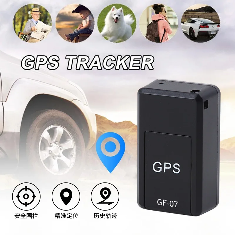 

Автомобильный мини-GPS-трекер GF 07 с функцией отслеживания в реальном времени, автомобильный Противоугонный локатор с сильным магнитным креплением, позиционер SIM-сообщений