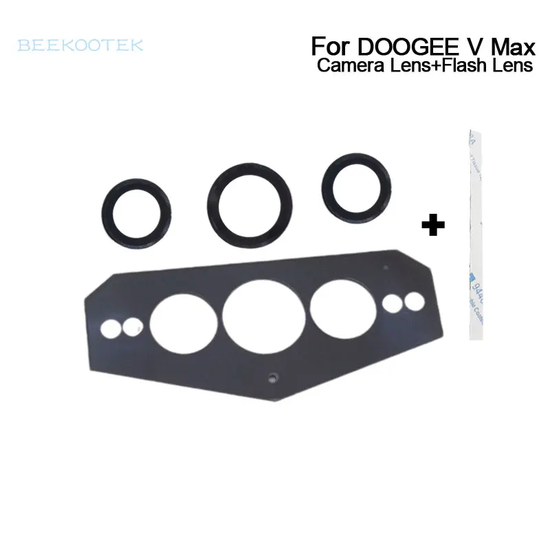 

Doogee V Max задний объектив камеры Коаксиальная новая задняя камера основной Sub объектив + крышка объектива вспышки для смартфона Doogee V Max