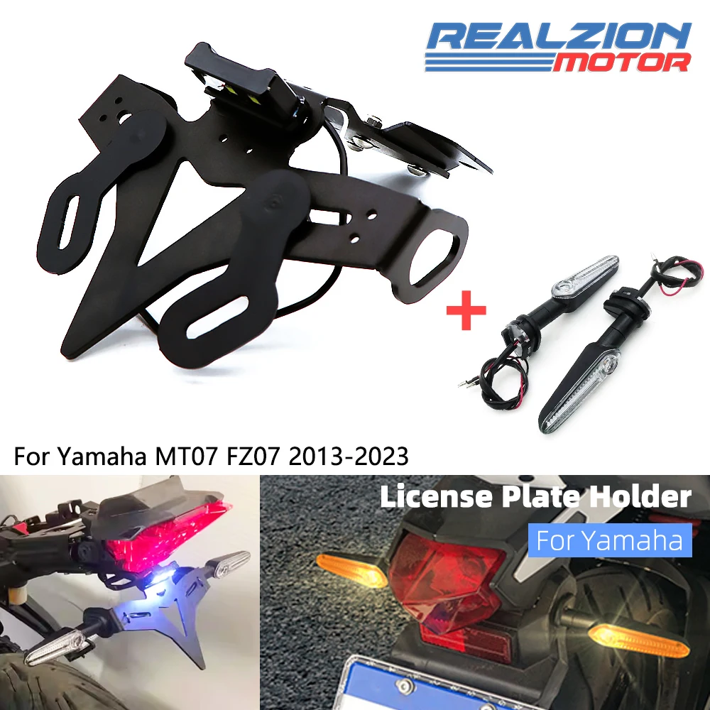 REALZION MT07 2023 License Plate Holder Bracket Motorcycle Tail Tidy License Bracket For YAMAHA MT-07 2019 FZ07 FZ-07 2013-2023
REALZION MT07 2023 License Plate Holder Bracket Motorcycle Tail Tidy License Bracket For YAMAHA MT-07 2019 FZ07 FZ-07 2013-2023