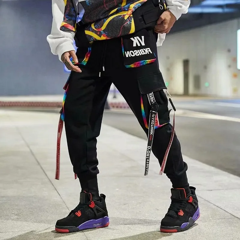 Techwear Mens Techwear Sweatpants Y2K Jogging Pants Men Hip Hop Street Dance Casual Trouser Vintage Colorful Pockets Cargo Pant
Techwear Mens Techwear Sweatpants Y2K Jogging Pants Men Hip Hop Street Dance Casual Trouser Vintage Colorful Pockets Cargo Pant