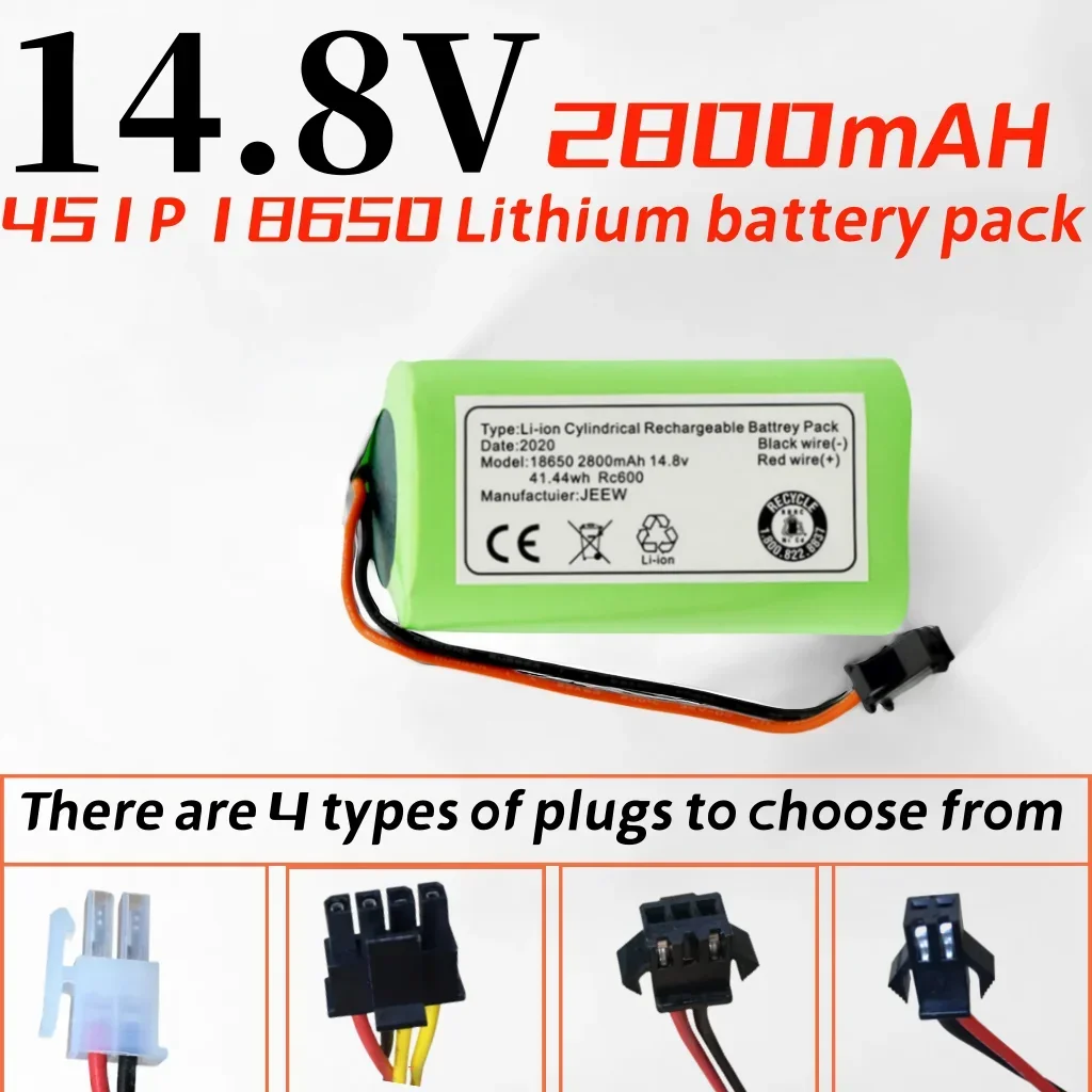 14.8V 2800mAh lithium-ion battery, For plus v5s pro v5spro X750 v3s pro rechargeable battery robot cleaning accessory
14.8V 2800mAh lithium-ion battery, For plus v5s pro v5spro X750 v3s pro rechargeable battery robot cleaning accessory