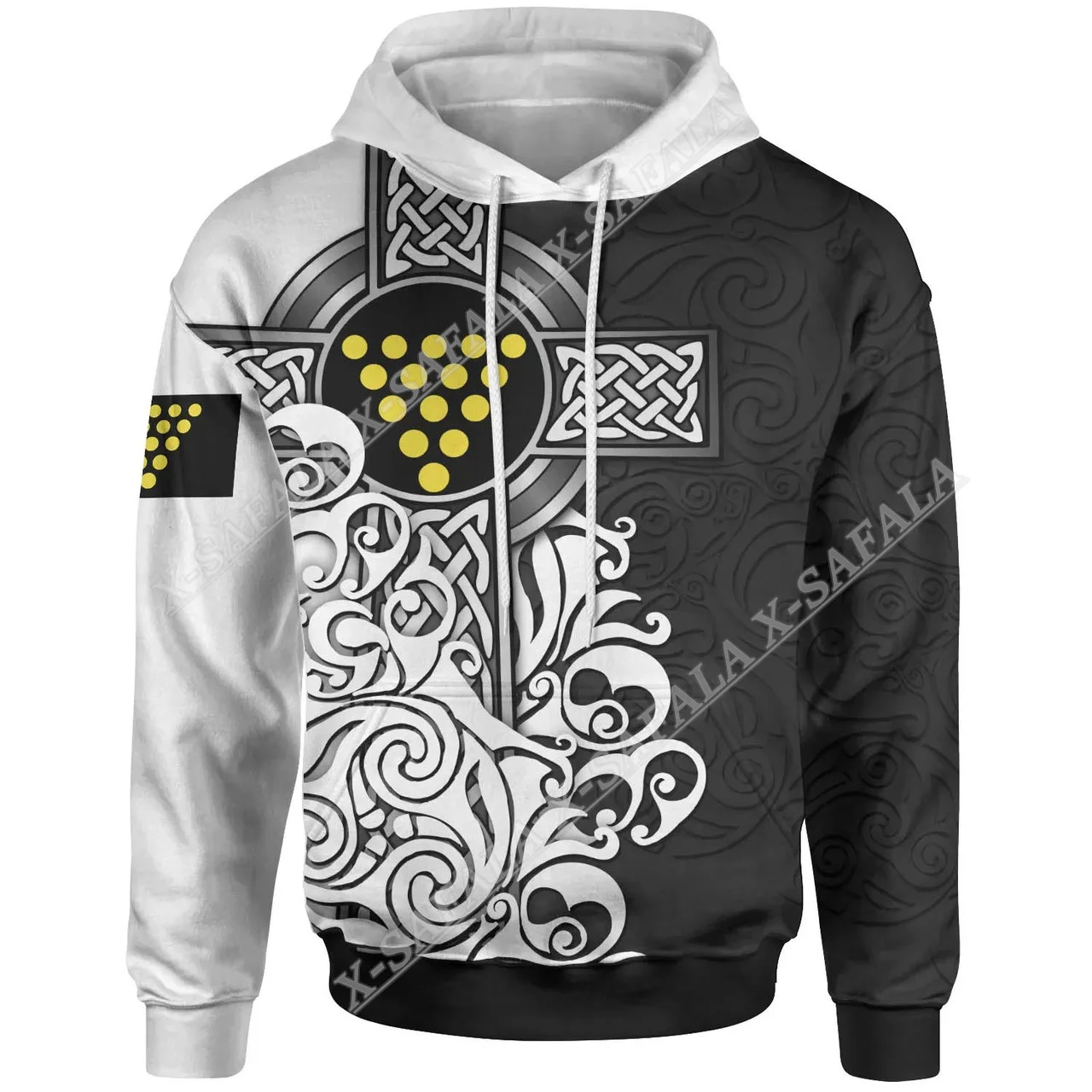 

Celtic Cornwall Rugby League Flag 3D Print Zipper Hoodie Men Pullover Sweatshirt Hooded Jersey Tracksuit Outwear Coat Casual