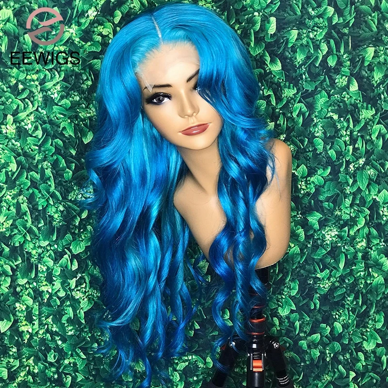 Synthetic Blue Body Wave Colored Density 180 Heat Resistant 13x4 Lace Front Preplucked Drag Queen Red Wigs For Women Use EEWIGS
Synthetic Blue Body Wave Colored Density 180 Heat Resistant 13x4 Lace Front Preplucked Drag Queen Red Wigs For Women Use EEWIGS
