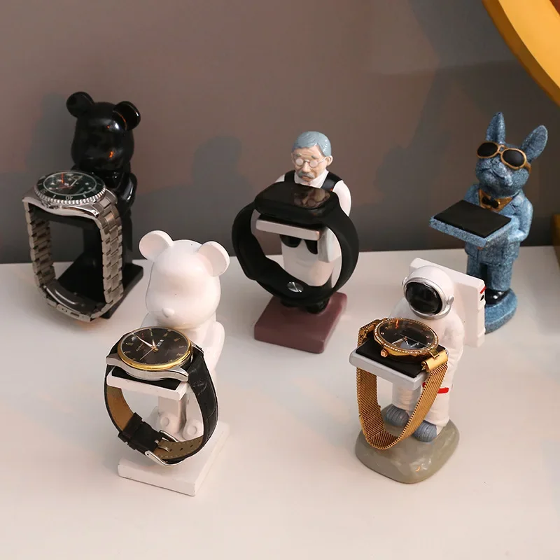 Cartoon Resin Watch Stand Individuality Old Housekeeper Watch Storage Boxes Case Fashion Watch Display Case Gift Organizer
Cartoon Resin Watch Stand Individuality Old Housekeeper Watch Storage Boxes Case Fashion Watch Display Case Gift Organizer