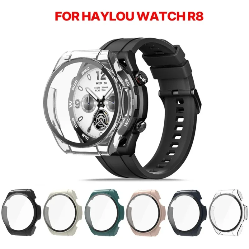 

Screen Protector Case Cover for HAYLOU WATCH Scratch Resist Shock Full Edges Coverage Smartwatch All in One Bumper