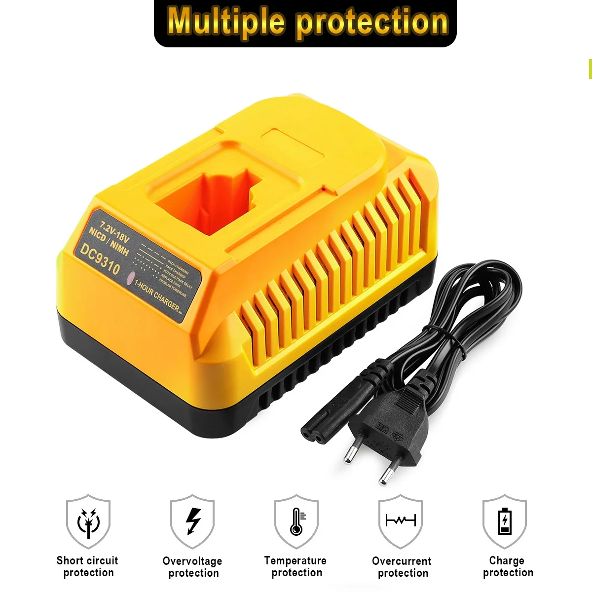 Зарядное устройство для аккумуляторов Dewalt DC9310 7,2-18 в Nicad и Nimh DW9057 DC9071 DC9091 DC9096 DE9039 DE9095 DE9096
Зарядное устройство для аккумуляторов Dewalt DC9310 7,2-18 в Nicad и Nimh DW9057 DC9071 DC9091 DC9096 DE9039 DE9095 DE9096