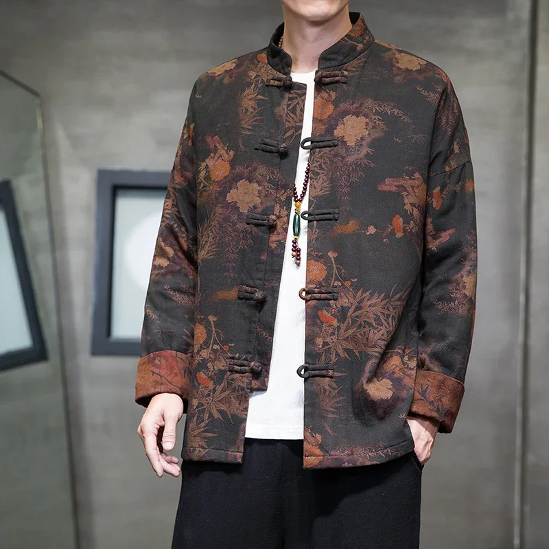 Chinese Style Jacket Men's 2023 Spring and Autumn Men's Ancient Style Printing Youth Zhongshan New Chinese Tang Suit Coats Coat
Chinese Style Jacket Men's 2023 Spring and Autumn Men's Ancient Style Printing Youth Zhongshan New Chinese Tang Suit Coats Coat